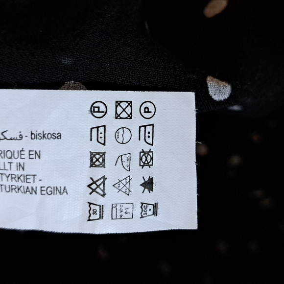 Zara Polka Dot Black and White Blouse - Picture 3 of 6